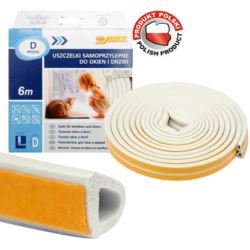 Uszczelka STOMIL typ. D (1szt6m) biała